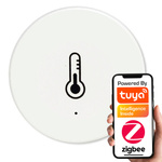 Czujnik temperatury i wilgotności stat z opcją kalibracji ZigBee TUYA