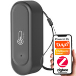 WaterProof Temperature and Humidity Sensor Black Zigbee Tuya