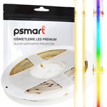 PSMART Taśma LED COB 24V RGBW 3000K 12mm IP65 784led/m 5m