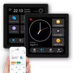 4" Touch Panel | Scene Control & 3 Light Circuits | ZigBee TUYA Smart
