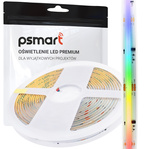 PSMART Taśma LED COB 12V RGBIC IP20 10mm 720led/m 5m