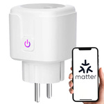 Inteligentne Gniazdko 16A  Matter WiFi Homekit Google Home