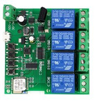 Sonoff 4CH DC 5-32V WiFi + RF433MHz beznapięciowy