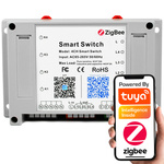 TUYA 4CH Sterownik 4x10A 40A ZigBee 3.0 TUYA