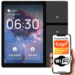 3.5" Touch Function Panel BT Mesh Gateway 3 Buttons Gray IR WiFi TUYA