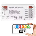 Inteligentny Kontroler LED 5w1 PWM 10A 12-24V ESP32 Seria GL WiFi WLED