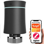 Głowica Termostatyczna ZigBee GTZ05 Czarna TUYA