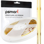 PSMART LED COB Strip 24V WW 3000K 8mm IP65 480 LED/m 5m
