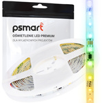 PSMART Taśma LED adresowalna 24V RGBIC WS2811 IP65 10mm 60led/m 5m