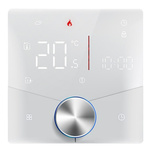 Termostat z Pokrętłem Biały Obciążalny 16A Pomiar prądu WiFi TUYA