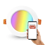 Inteligentna Lampa Wpuszczana Okrągła Ściemnianie RGBCCT 4″ ZigBee TUYA
