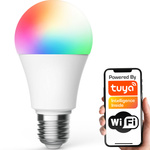 Inteligentna Żarówka LED RGB+CCT E27 9W WiFi TUYA