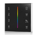 Pilot RGB RF 4 Strefy Panel Czarny Seria SD TUYA