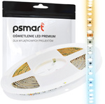 PSMART Taśma LED 24V CCT 2835 IP65 10mm 120led/m 5m