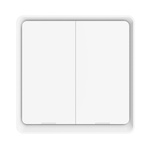 Przełącznik 2 obwodowy biały Seria KT WiFi TUYA