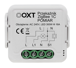 Moduł OXT przekaźnik 1 obw. pomiar 16A ZigBee TUYA
