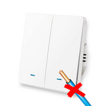 Przełącznik 2 kanały ZigBee 3.0 bez żyły N TUYA Seria EM