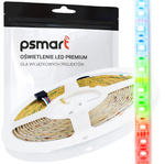 PSMART Taśma LED 12V RGB 5050 IP65 60led/m 5m