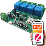 Sterownik 4CH DC 5-32V beznapięciowy ZigBee + RF