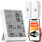 Smart Weather Station with Indoor & Outdoor Sensors WiFi TUYA