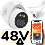 Outdoor Security Camera 5MP 2.8mm Lens IP66 Active PoE 48V ONVIF Ethernet TUYA