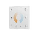 Pilot CCT LED Panel Slim Biały Naścienny 4 strefy LED RF 2.4GHz Seria SD