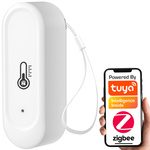 WaterProof Temperature and Humidity Sensor White Zigbee Tuya