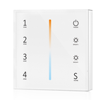 Pilot CCT RF 4 Strefy Panel Biały Seria SD TUYA