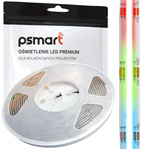 PSMART COB LED Strip 12V RGB IP20 6.25mm 576LED/m 5m