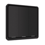 Przełącznik 3 obwody czarny Seria KT ZigBee TUYA