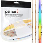 PSMART Taśma LED COB 24V RGBWIC 3000K IP20 10mm 784led/m 5m