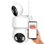 Podwójna kamera zewnętrzna obrotowa USB PTZ 2MPx WiFi ONVIF TUYA