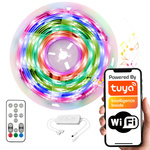 Zestaw kontroler WiFi pilot IR taśma RGBIC 5m TUYA