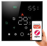 Termostat ZigBee obciążalny 16A Czarny PS TUYA