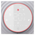Smart Round LED Thermostat Normally Open 5A White TR083 WiFi TUYA