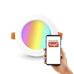 Inteligentna Lampa Wpuszczana Okrągła Ściemnianie RGBCCT 2.5″ WiFi TUYA
