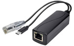 Adapter PoE Ethernet Splitter Aktywne PoE 36-57V do USB-C Zasilanie Skrętka