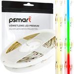 PSMART Taśma LED COB 24V RGB+CCT 3500-6500K 12mm IP65 840led/m 5m